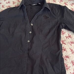 Black Button-Up Shirt